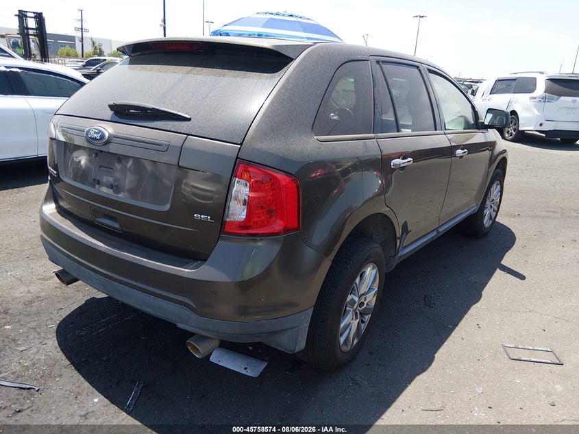 Vin: 2fmdk3jc9bba71443, lot: 46257296, ford edge sel 20114