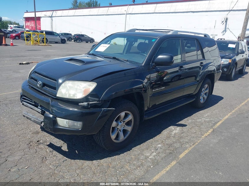 2005 Toyota 4Runner, Удар спереди, IAAI, VIN JTEBT14R350050523 — фото 2
