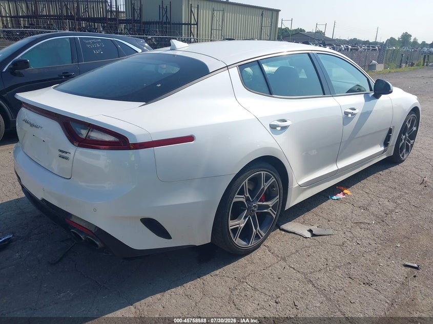Vin: knae35lc9l6079232, lot: 46257310, kia stinger gt 20204