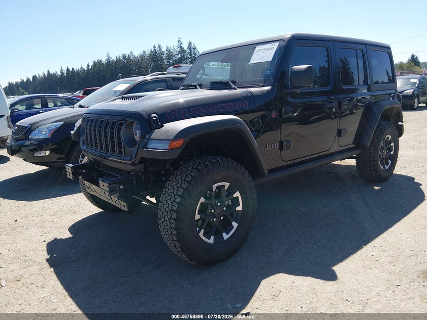 Vin: 1c4pjxfn1tw264286, lot: 46257312, jeep wrangler rubicon 4x4 20262