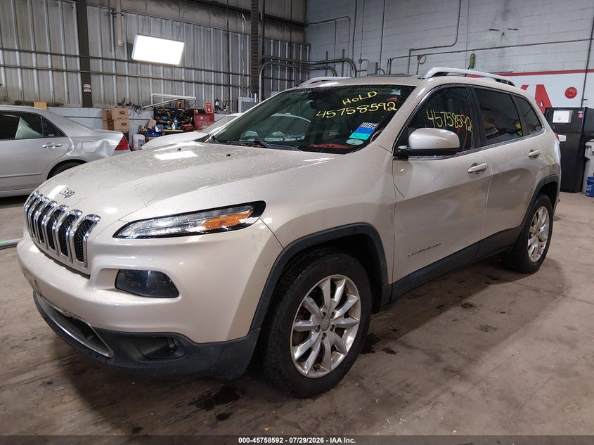 Vin: 1c4pjmds0fw688022, lot: 46257314, jeep cherokee limited 20152