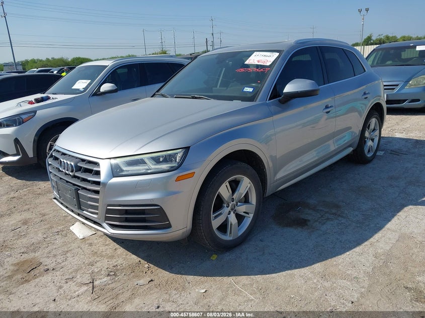 Vin: wa1bnafy4j2045956, lot: 46257329, audi q5 2.0t premium/2.0t tech premium 20182