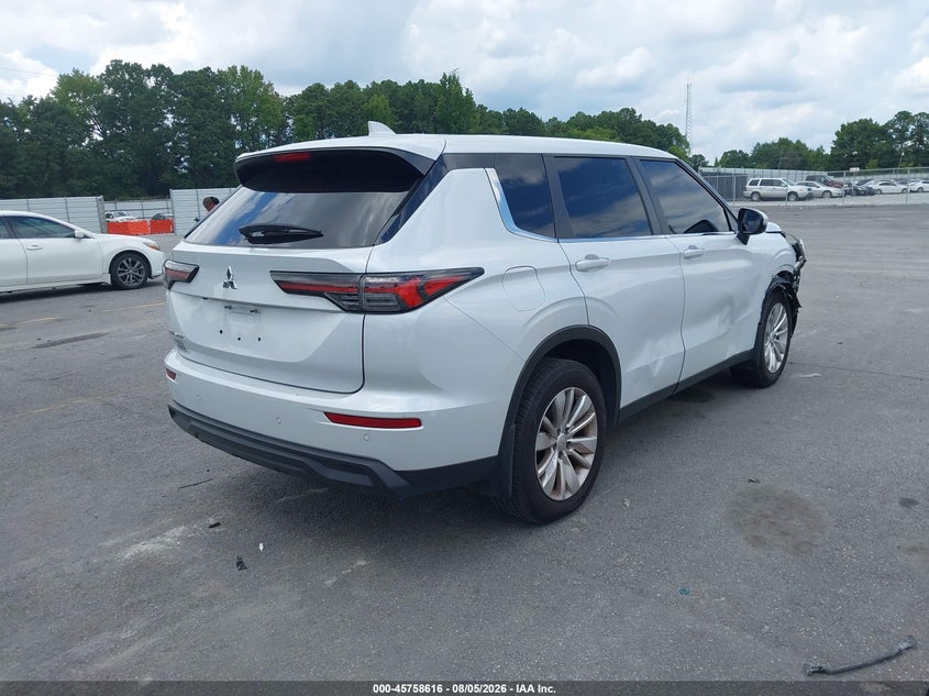 Vin: ja4j3ua82sz022971, lot: 46257338, mitsubishi outlander es 2.5 2wd 20254