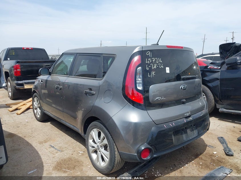 Vin: kndjp3a51g7312745, lot: 46257341, kia soul + 20163