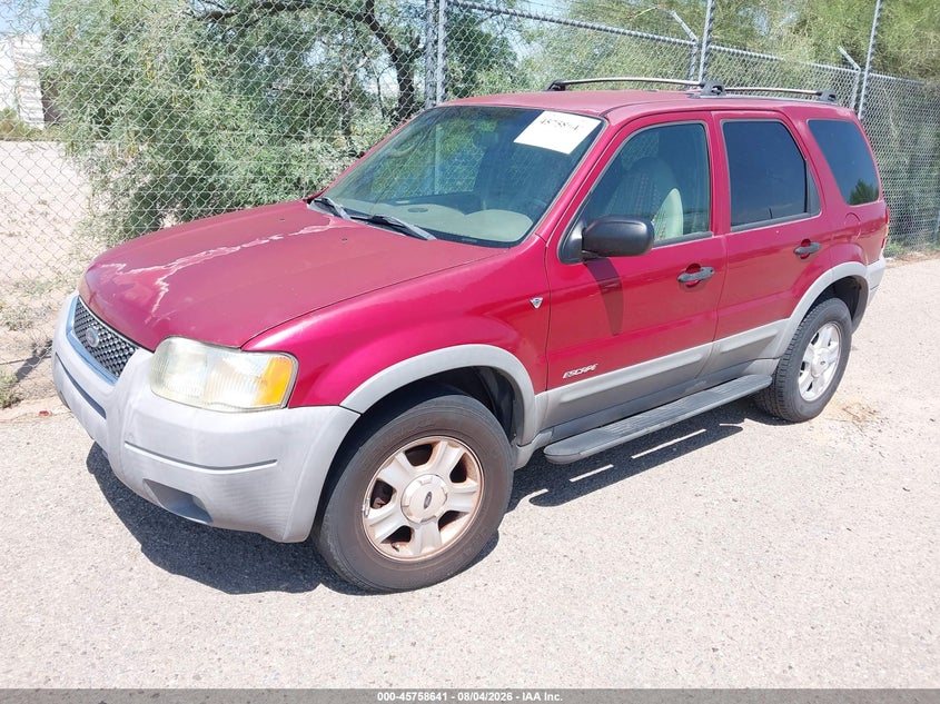 2001 Ford Escape, Обычный износ, IAAI, VIN 1FMYUO417KC40142 — фото 2