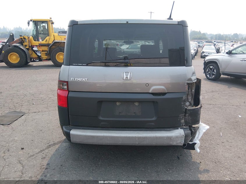 HONDA ELEMENT 2005 VIN 5J6YH28625L007886
