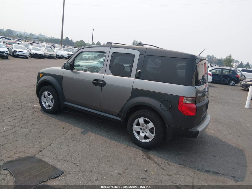 HONDA ELEMENT 2005 VIN 5J6YH28625L007886