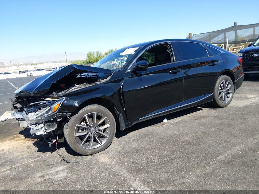 2021 Honda Accord Ex-L, Front End, IAAI, VIN 1HGCV1F51MA118437 — photo 2