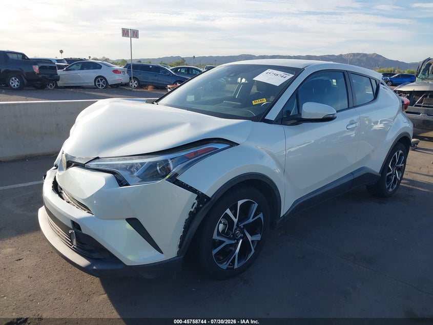 Vin: nmtkhmbx9jr009764, lot: 46257466, toyota c-hr xle 20182