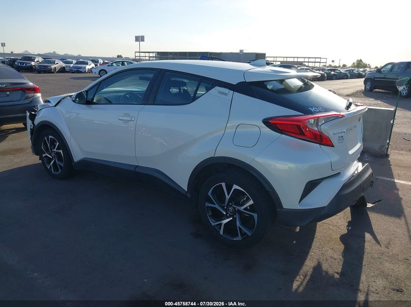Vin: nmtkhmbx9jr009764, lot: 46257466, toyota c-hr xle 20183
