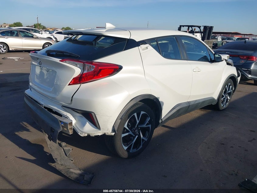 Vin: nmtkhmbx9jr009764, lot: 46257466, toyota c-hr xle 20184