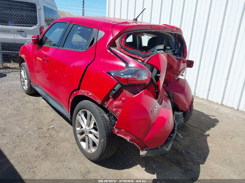 Vin: jn8af5mr1gt607983, lot: 46257479, nissan juke nismo/s/sl/sv 20163