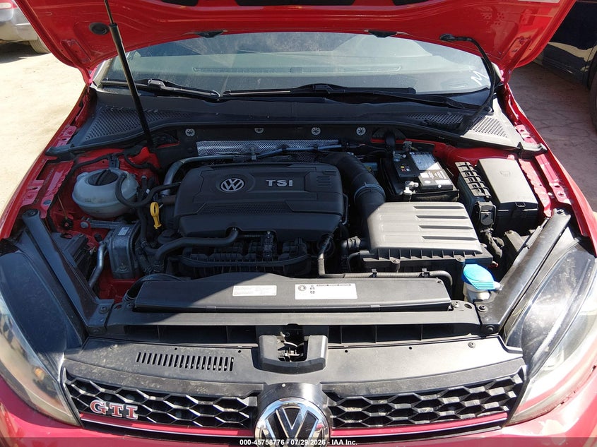 VOLKSWAGEN GOLF GTI 2017 VIN 3VW547AU2HM073641