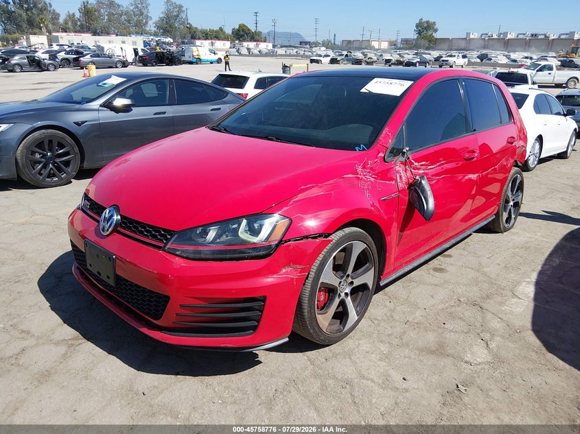 Vin: 3vw547au2hm073641, lot: 46257498, volkswagen golf gti autobahn 4-door/s 4-door/se 4-door/sport 4-door 20172