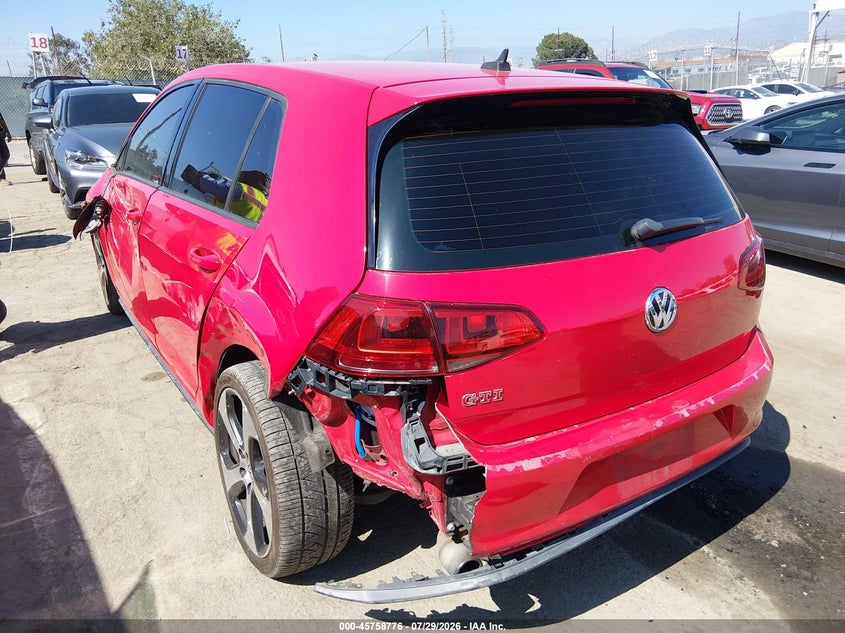 Vin: 3vw547au2hm073641, lot: 46257498, volkswagen golf gti autobahn 4-door/s 4-door/se 4-door/sport 4-door 20173