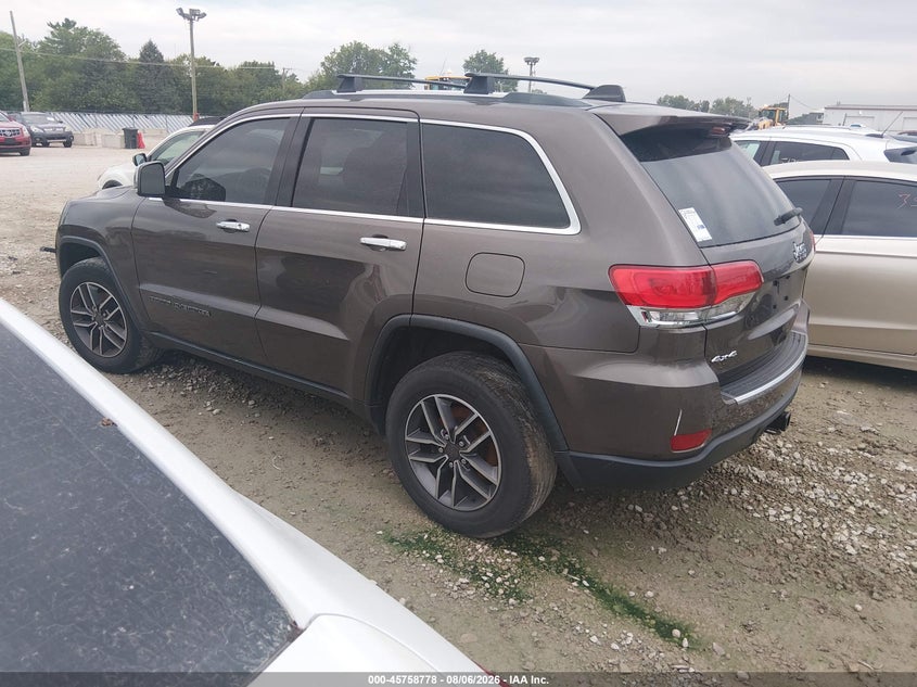 Vin: 1c4rjfbg5kc591249, lot: 46257501, jeep grand cherokee limited 4x4 20193