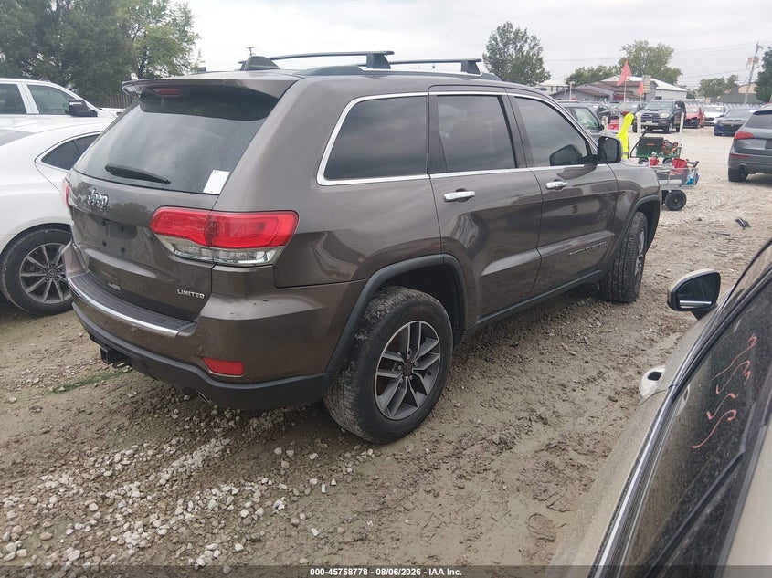 Vin: 1c4rjfbg5kc591249, lot: 46257501, jeep grand cherokee limited 4x4 20194