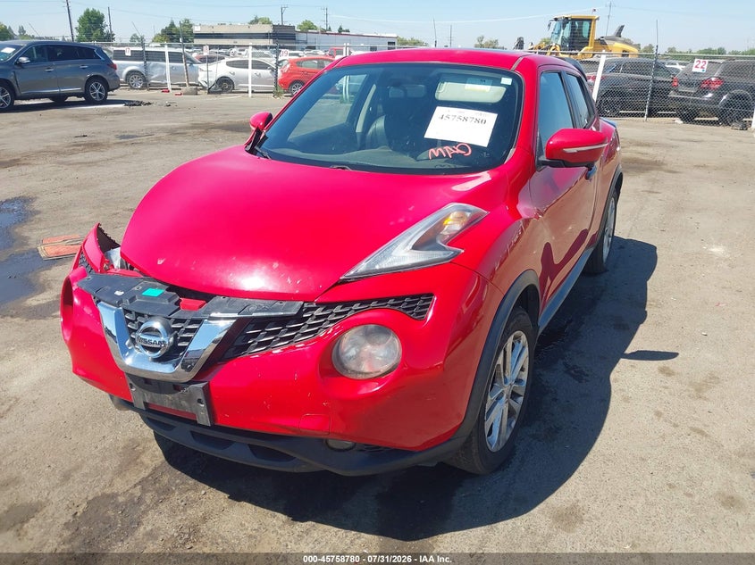Vin: jn8af5mr5ft503110, lot: 46257502, nissan juke sl 20152