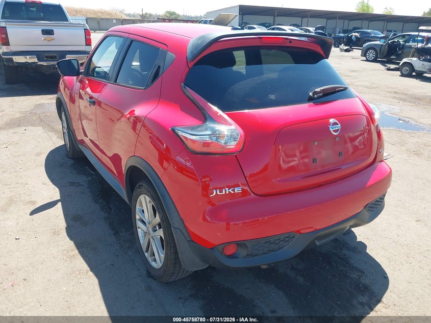 Vin: jn8af5mr5ft503110, lot: 46257502, nissan juke sl 20153