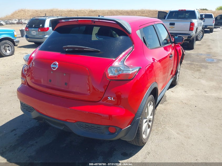 Vin: jn8af5mr5ft503110, lot: 46257502, nissan juke sl 20154