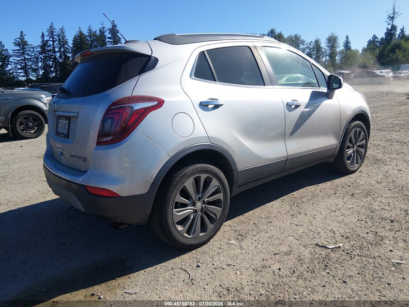 Vin: kl4cjesb7jb686477, lot: 46257505, buick encore preferred 20184