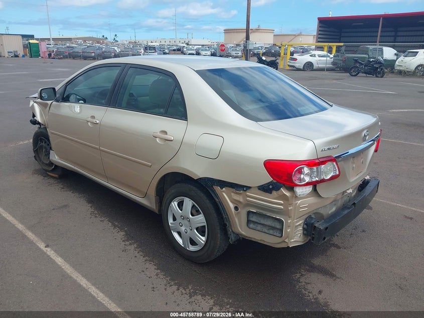Vin: 2t1bu4ee9bc694768, lot: 46257511, toyota corolla le 20113