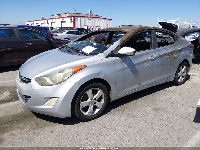 Vin: 5npdh4ae9ch103811, lot: 46257518, hyundai elantra gls 20122