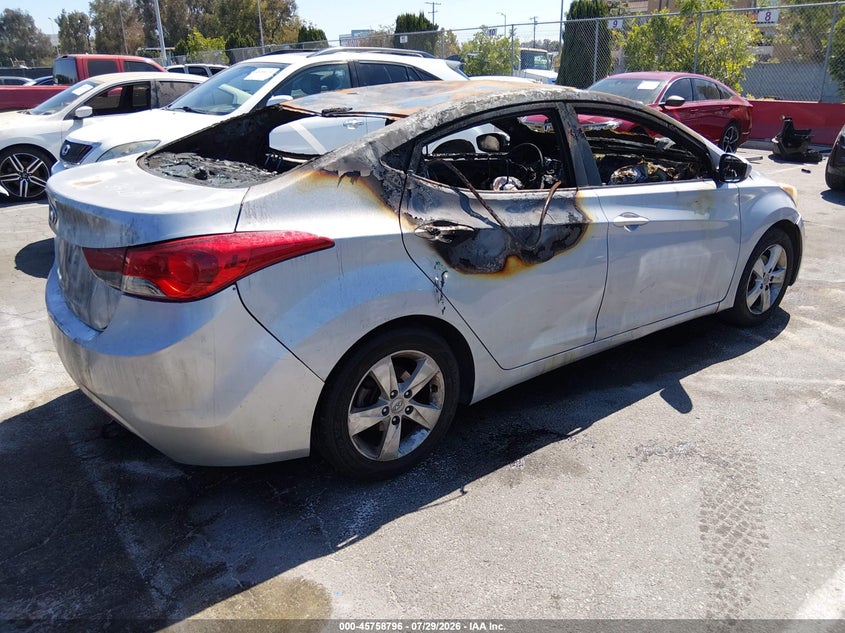 Vin: 5npdh4ae9ch103811, lot: 46257518, hyundai elantra gls 20124