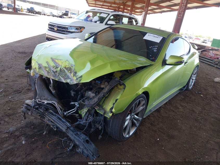 Vin: kmhhu6khxau037768, lot: 46257529, hyundai genesis 3.8 track 20102
