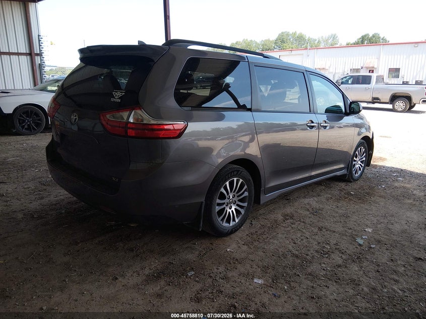 Vin: 5tdyz3dc0js933541, lot: 46257532, toyota sienna xle 8 passenger 20184