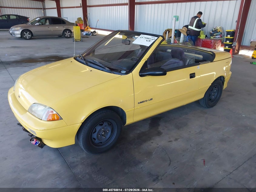 1991 GEO METRO VIN JG1MR3360MK602909 nuotrauka 2
