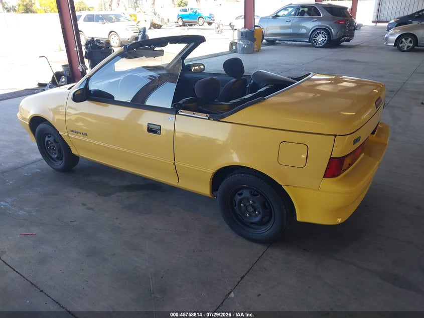 1991 GEO METRO VIN JG1MR3360MK602909 nuotrauka 3