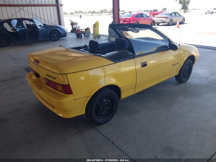 1991 GEO METRO VIN JG1MR3360MK602909 nuotrauka 4