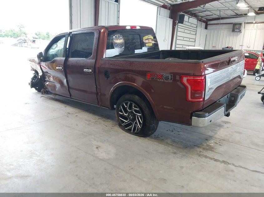 Vin: 1ftew1eg1hfb99634, lot: 46257552, ford f-150 king ranch 20173
