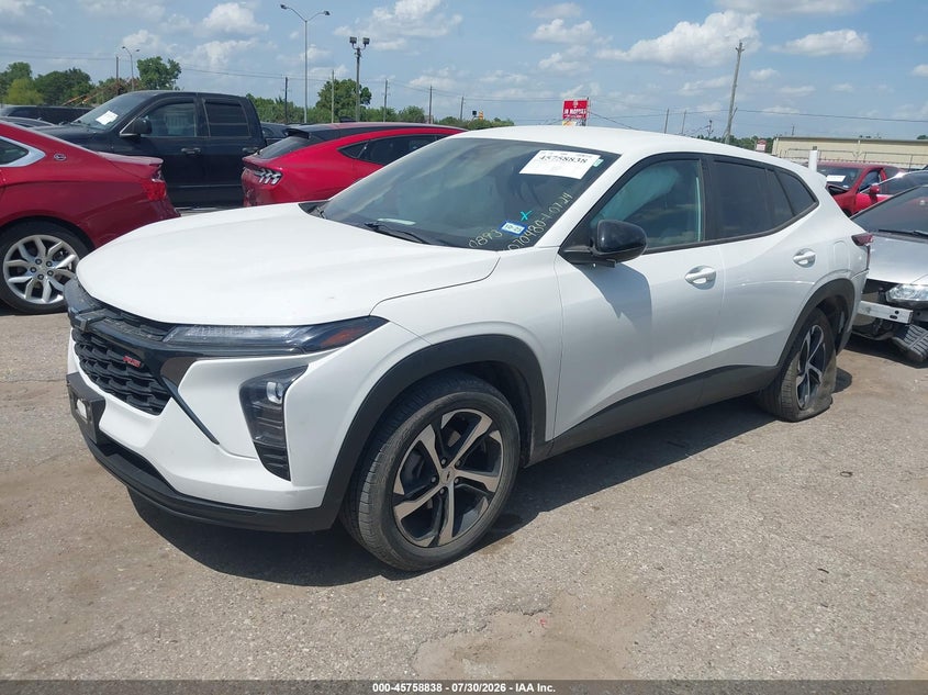 Vin: kl77lge28rc110893, lot: 46257560, chevrolet trax fwd 1rs 20242