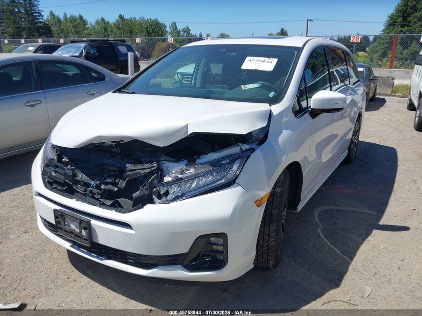 Vin: 5fnrl6h91tb058015, lot: 46257566, honda odyssey elite 20262