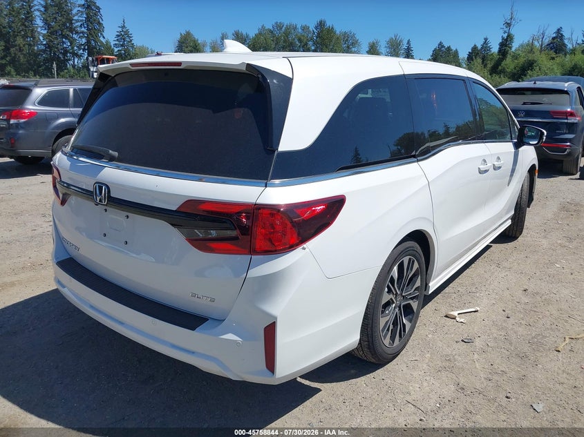 Vin: 5fnrl6h91tb058015, lot: 46257566, honda odyssey elite 20264