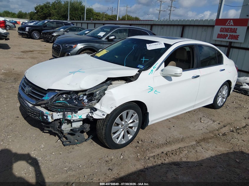 Vin: 1hgcr2f8xda090271, lot: 46257571, honda accord ex-l 20132
