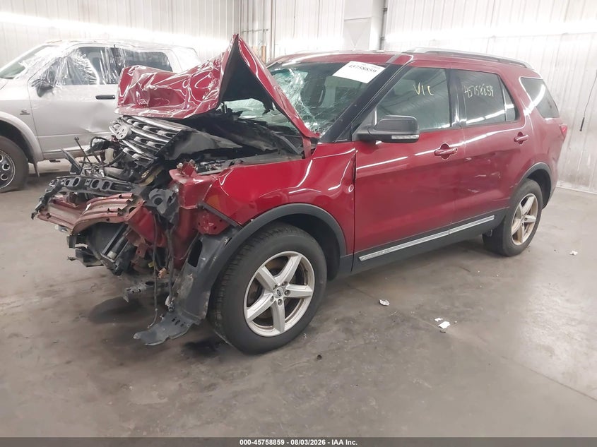 Vin: 1fm5k8d83ggb86645, lot: 46257581, ford explorer xlt 20162