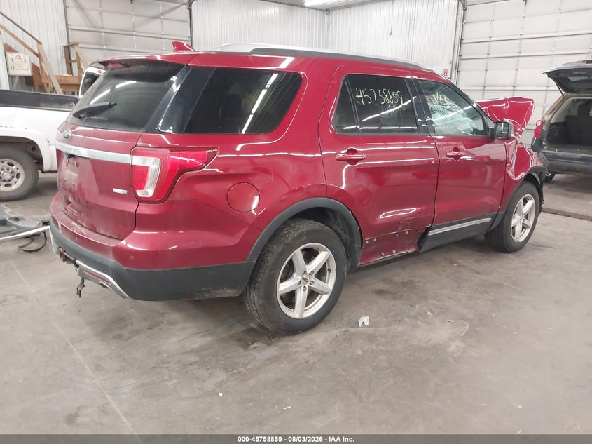 Vin: 1fm5k8d83ggb86645, lot: 46257581, ford explorer xlt 20164