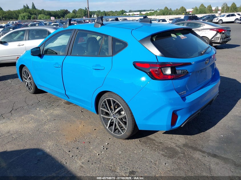 Vin: jf1guafcxr8917445, lot: 46257597, subaru impreza sport 5-door 20243