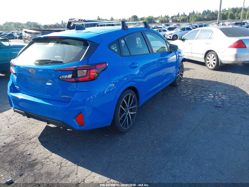 Vin: jf1guafcxr8917445, lot: 46257597, subaru impreza sport 5-door 20244