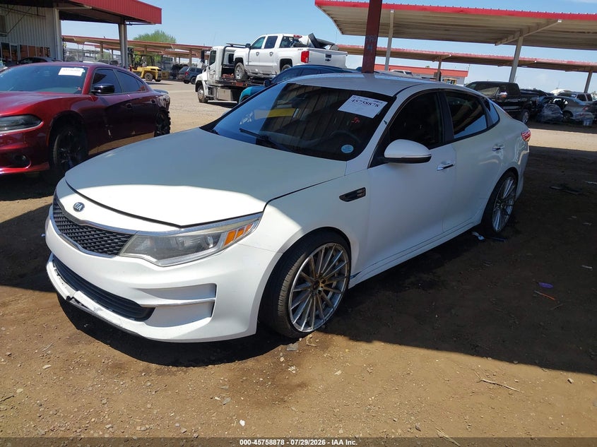 Vin: 5xxgt4l37gg038434, lot: 46257600, kia optima lx 20162