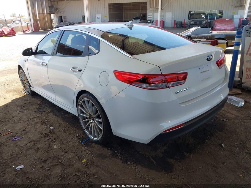 Vin: 5xxgt4l37gg038434, lot: 46257600, kia optima lx 20163