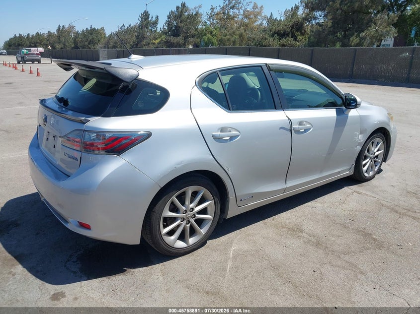 Vin: jthkd5bh2c2098744, lot: 46257613, lexus ct 200h premium 20124