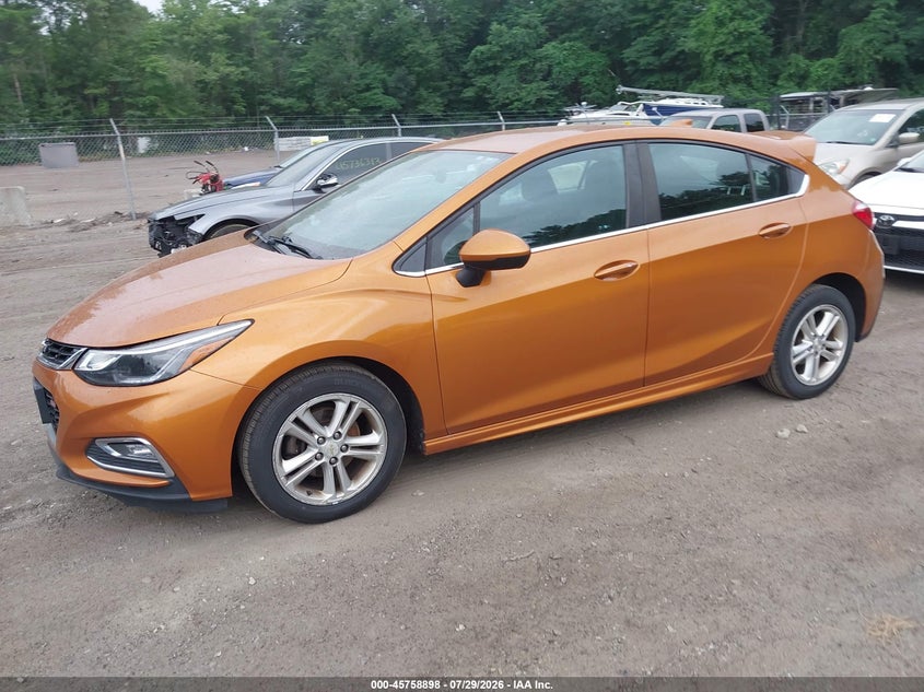 Vin: 3g1be6sm0hs586936, lot: 46257620, chevrolet cruze lt auto 20172