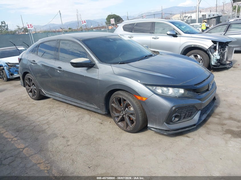 Vin: shhfk7h48ku411248, lot: 46257622, honda civic sport 2019 img_1