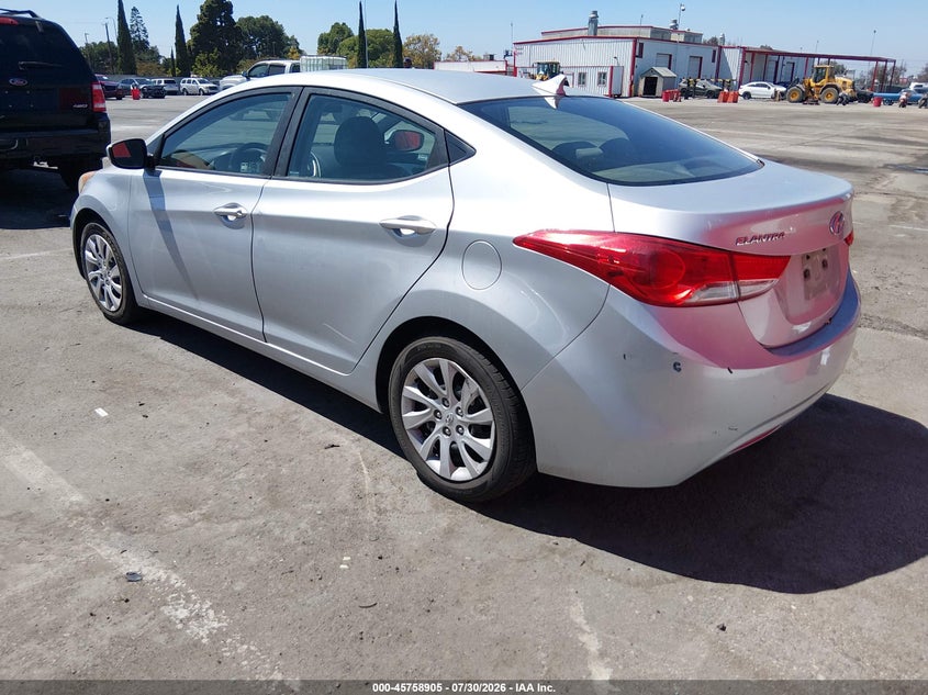 Vin: 5npdh4ae2bh053851, lot: 46257627, hyundai elantra gls 20113