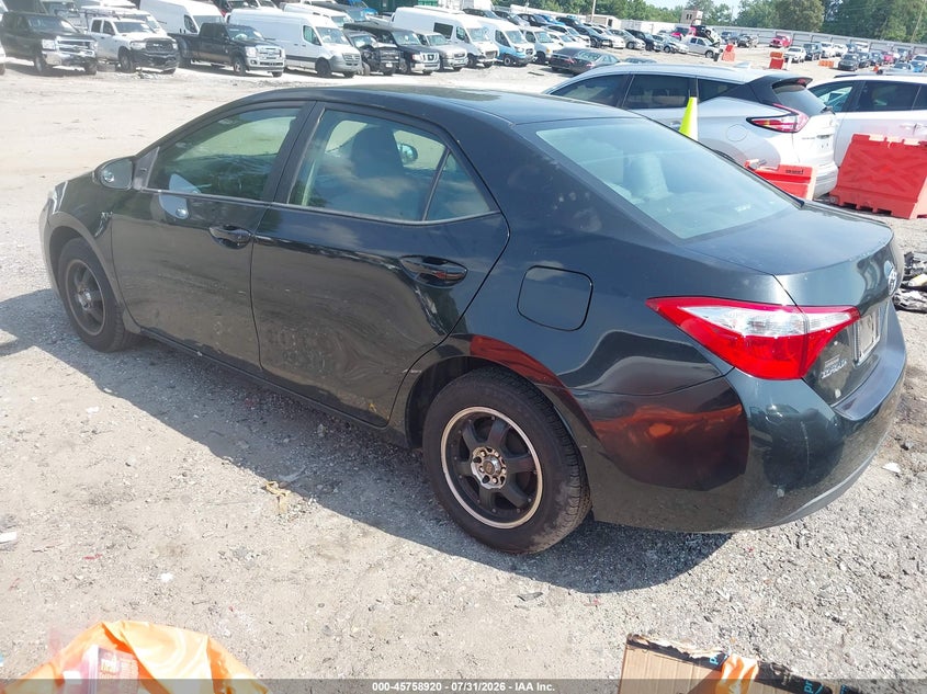 Vin: 5yfburhe5gp389879, lot: 46257642, toyota corolla l 20163