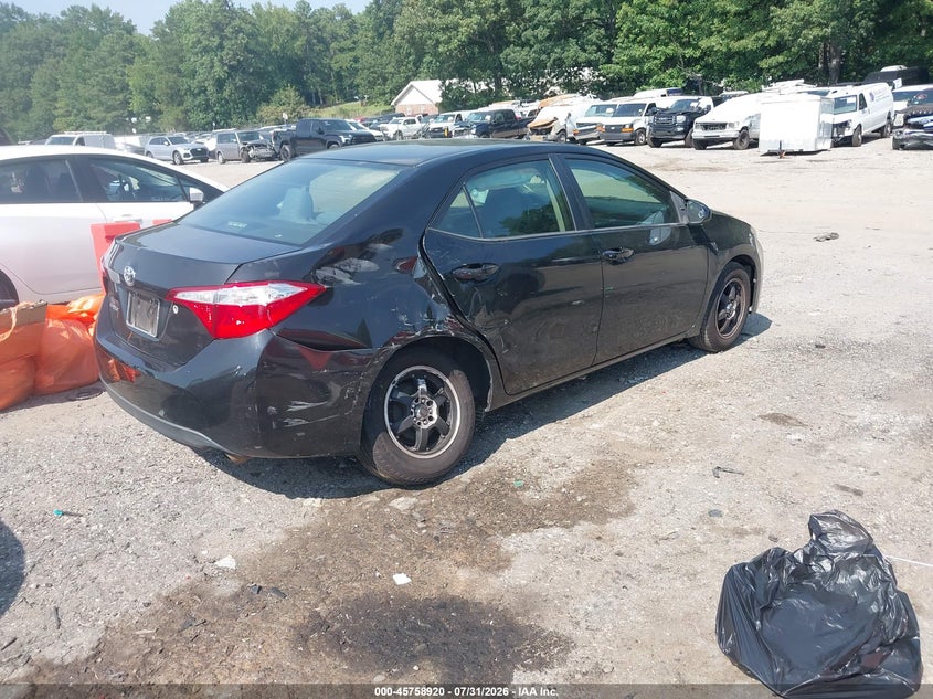 Vin: 5yfburhe5gp389879, lot: 46257642, toyota corolla l 20164